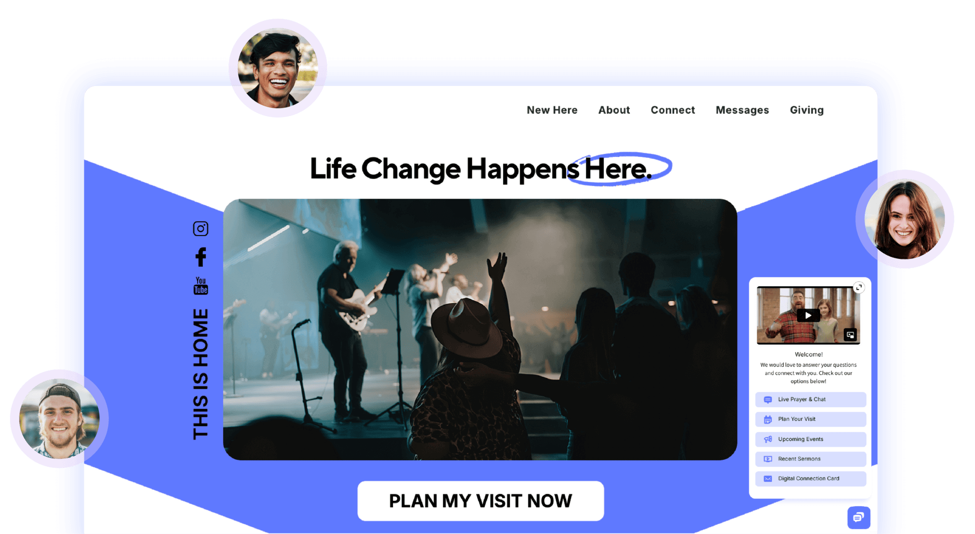 Church Website Designs Example